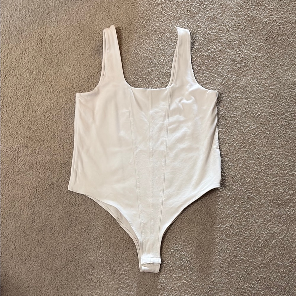 a new day Cream Sleeveless Top